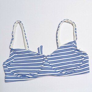 Vitamin A Demi Underwire Bikini Top- Stripped size D/12